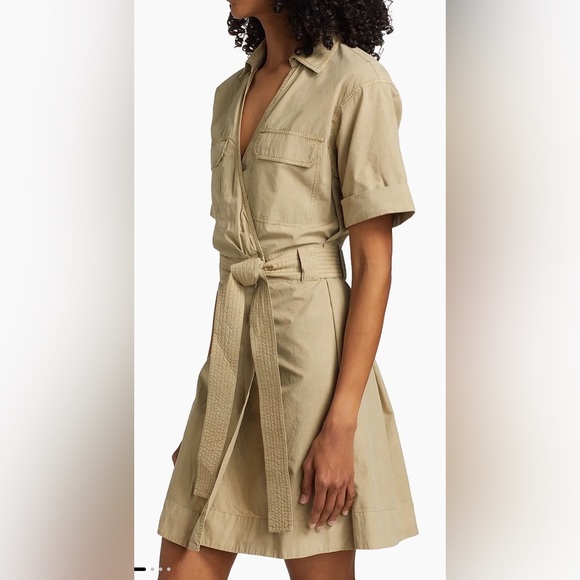 RAILS Natalie Wrap Dress Size Small Khaki Brand New with Tags & Packaging - Picture 3 of 10